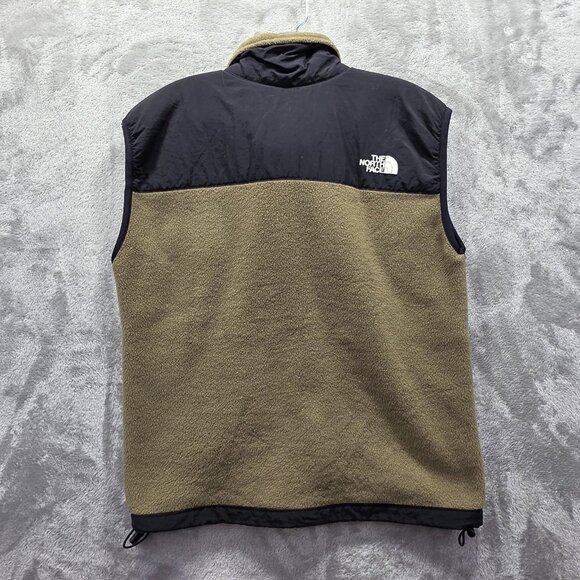 VINTAGE The North Face Vest Womens Small Black Fleece Full Zip Made USA 90s - Picture 4 of 8